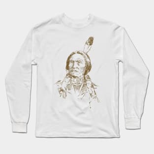 Native American chief Long Sleeve T-Shirt